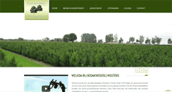 Desktop Screenshot of boomkwekerijwouters.be